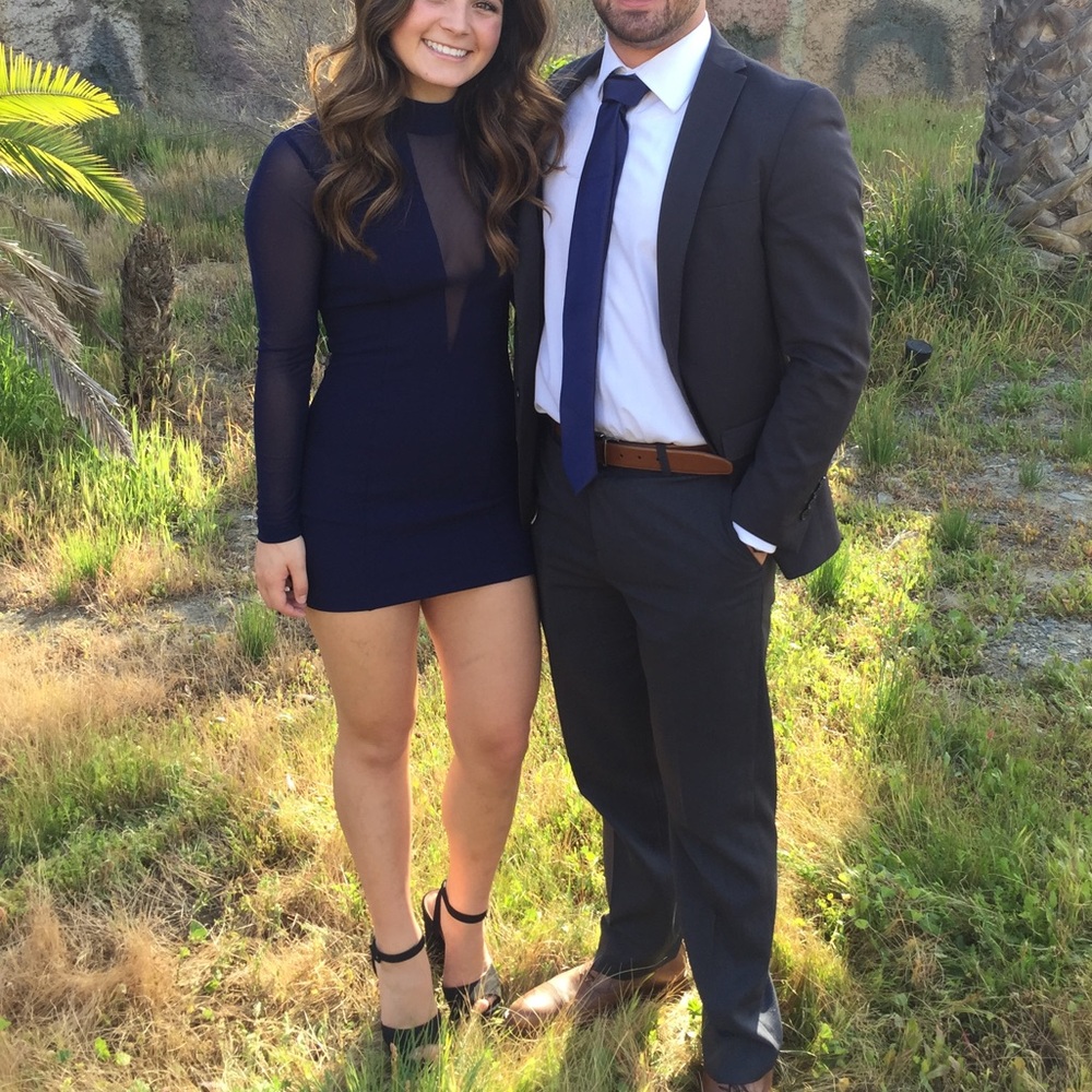 Blue formal dress